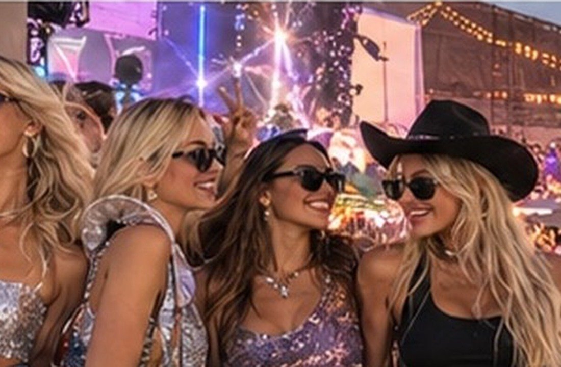 Friends enjoying a concert